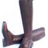 Rhinegold Elite Luxus Leather Riding Boots Brown