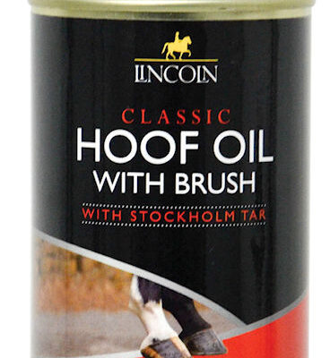 Lincoln hoof oil with brush