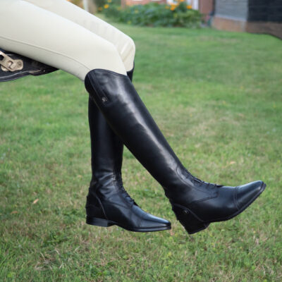 Rhinegold Wide Leg 'Luxus Extra' Leather Riding Boot 